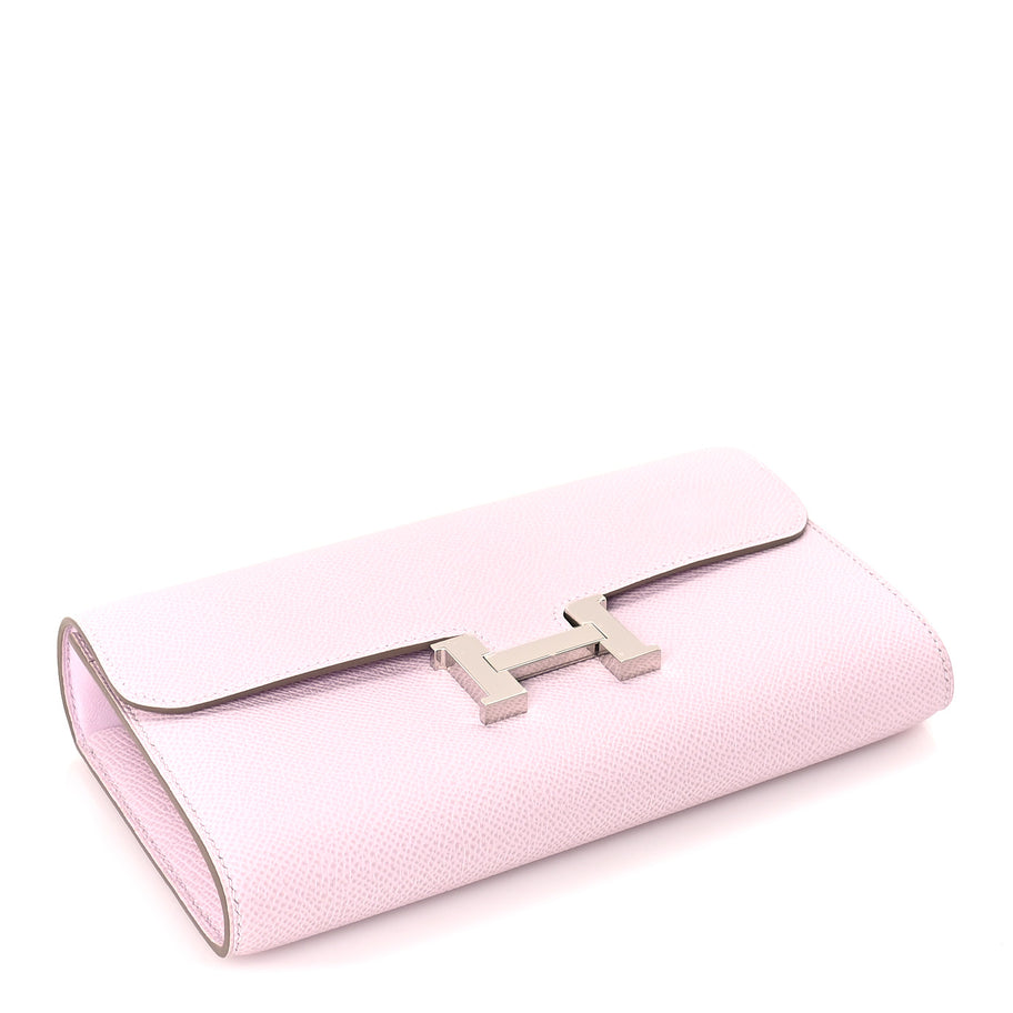 Hermes Epsom Constance Wallet To Go Mauve Pale Image 3