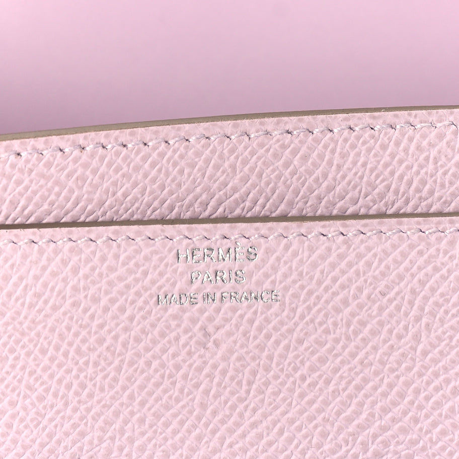 Hermes Epsom Constance Wallet To Go Mauve Pale Image 5