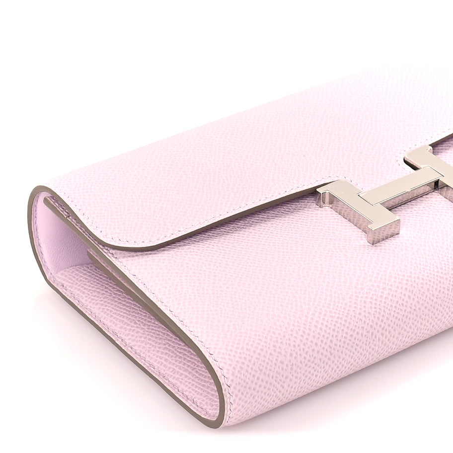 Hermes Epsom Constance Wallet To Go Mauve Pale Image 7