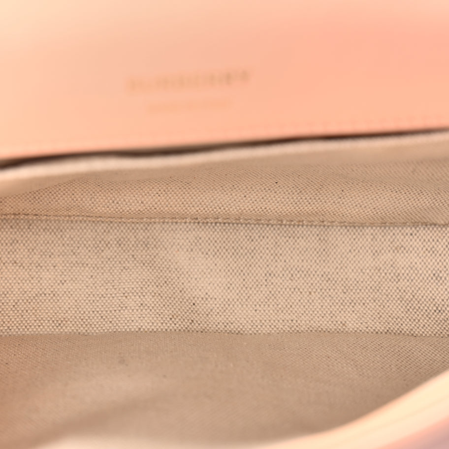 Burberry Lambskin Quilted Small Lola Bag Peach Image 4