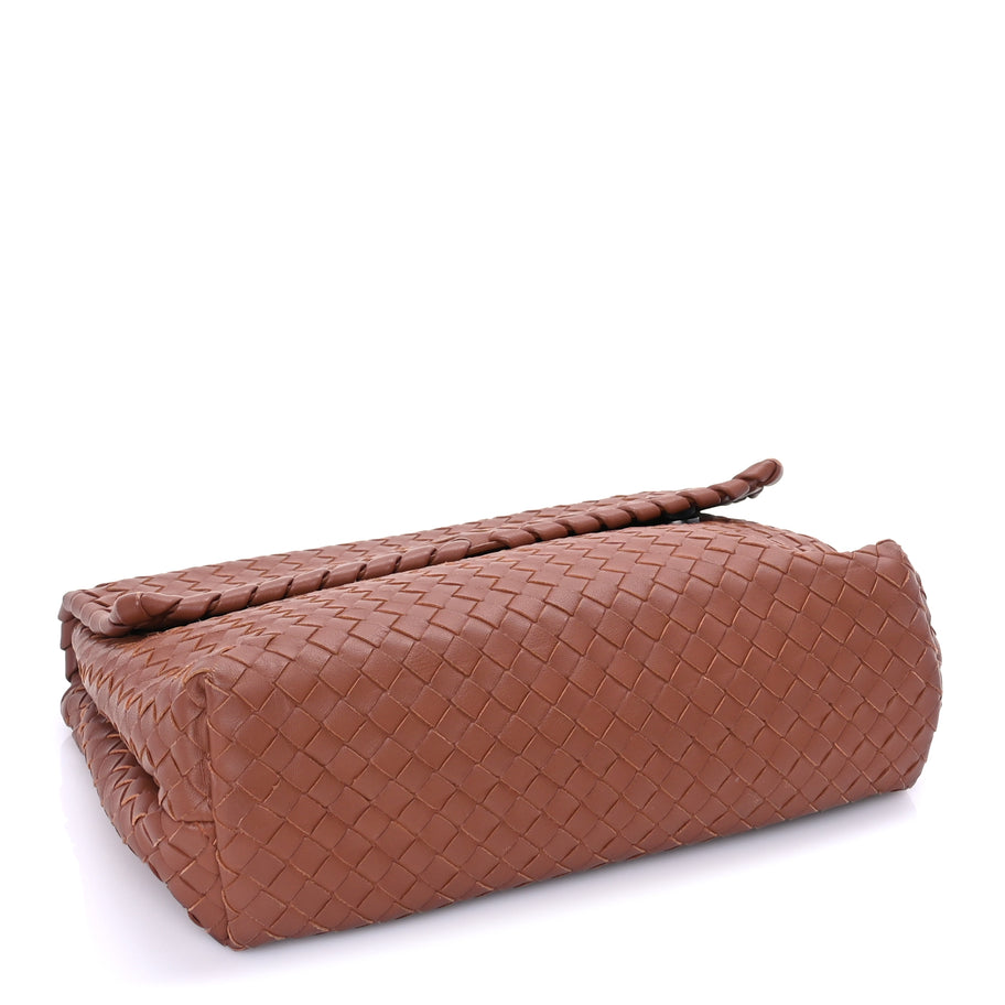 Bottega Veneta Nappa Intrecciato Olimpia Shoulder Bag Noce Image 3