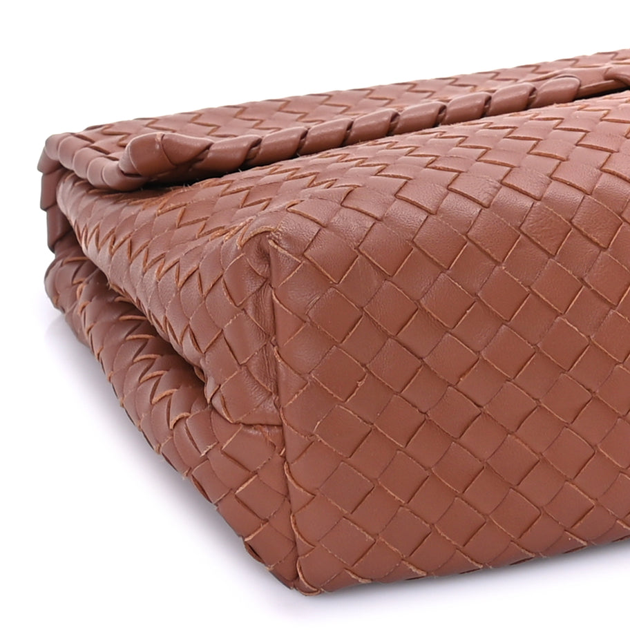Bottega Veneta Nappa Intrecciato Olimpia Shoulder Bag Noce Image 7