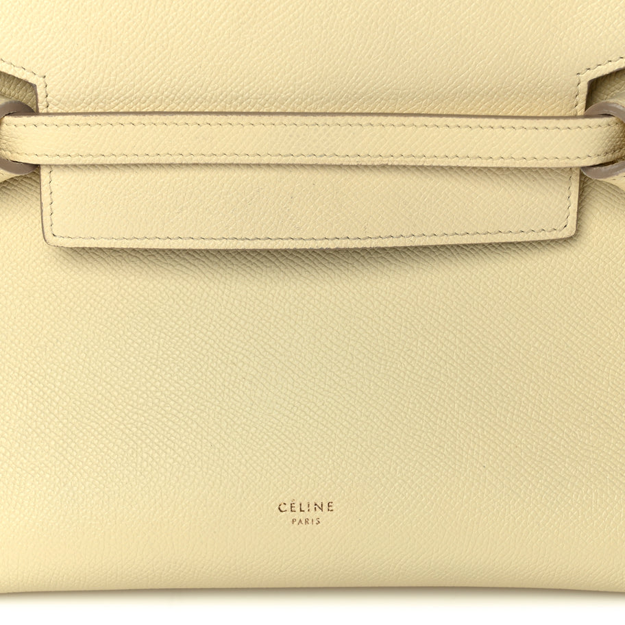 Celine Grained Calfskin Nano Belt Bag Linen Image 6