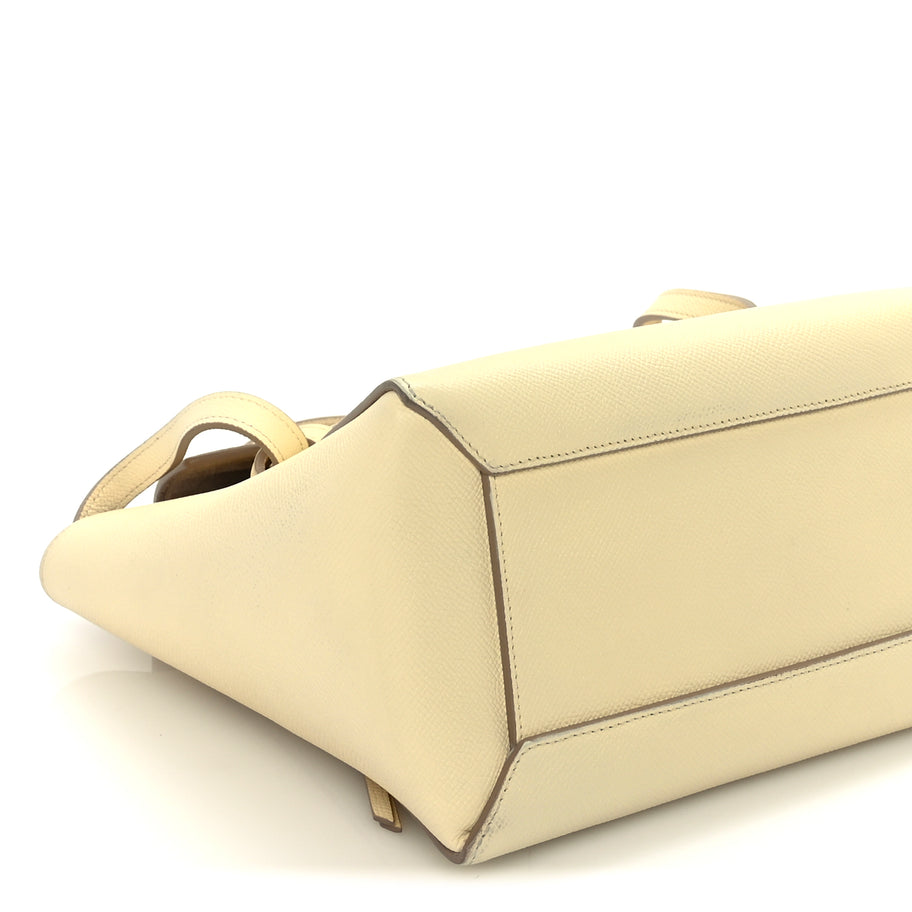 Celine Grained Calfskin Nano Belt Bag Linen Image 7