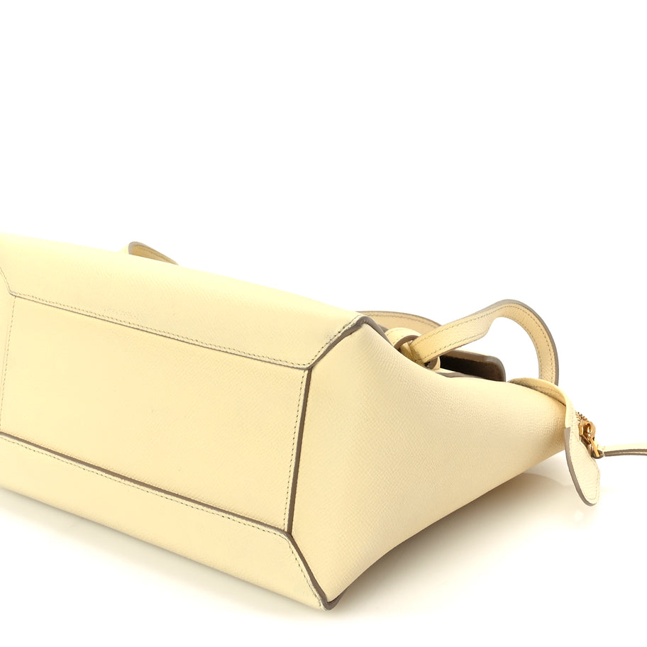 Celine Grained Calfskin Nano Belt Bag Linen Image 8