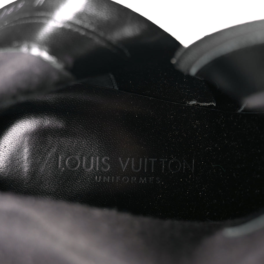 Louis Vuitton Patent Uniformes Silhouette Ankle Boots 39 Black Image 6