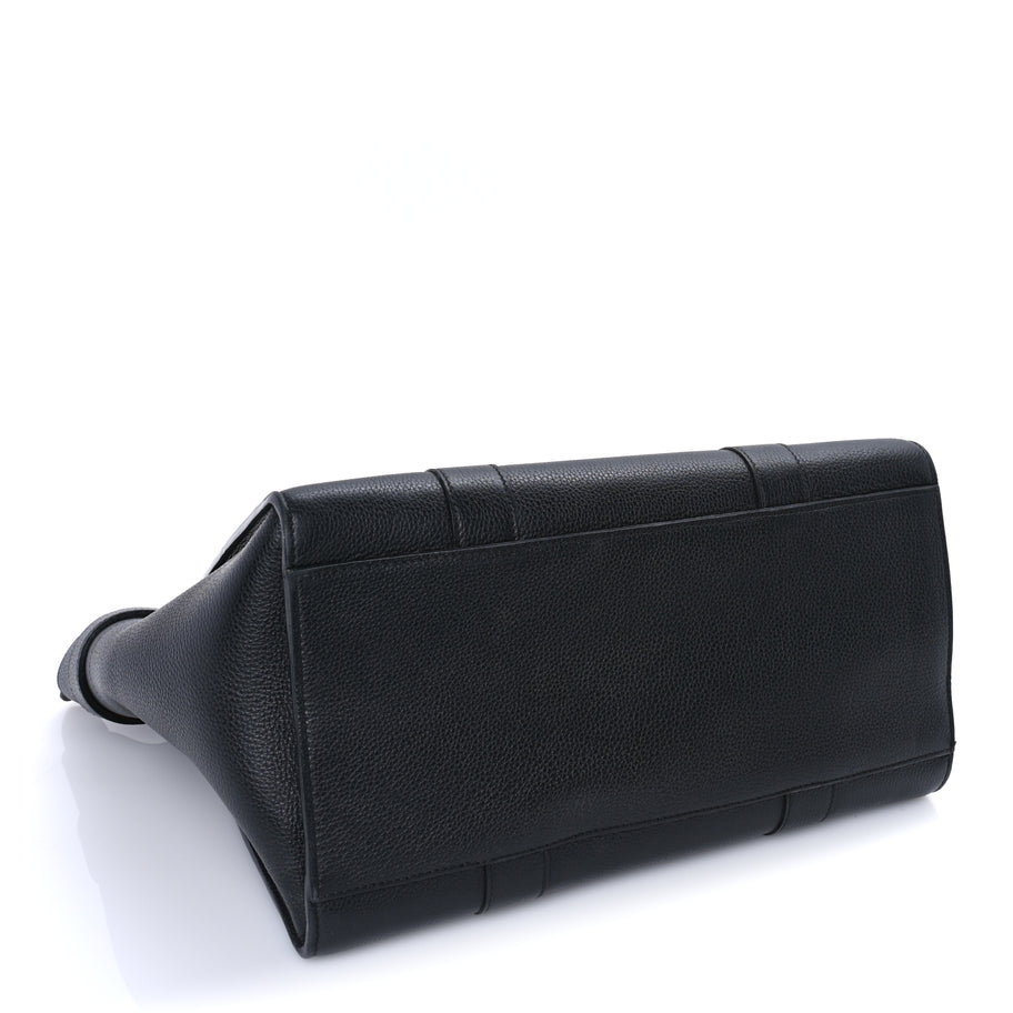 Mulberry Classic Grain Zipped Bayswater Black Image 3