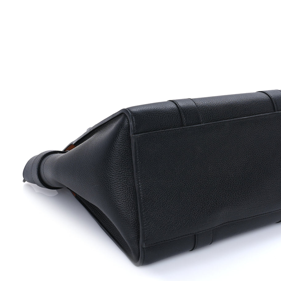 Mulberry Classic Grain Zipped Bayswater Black Image 7