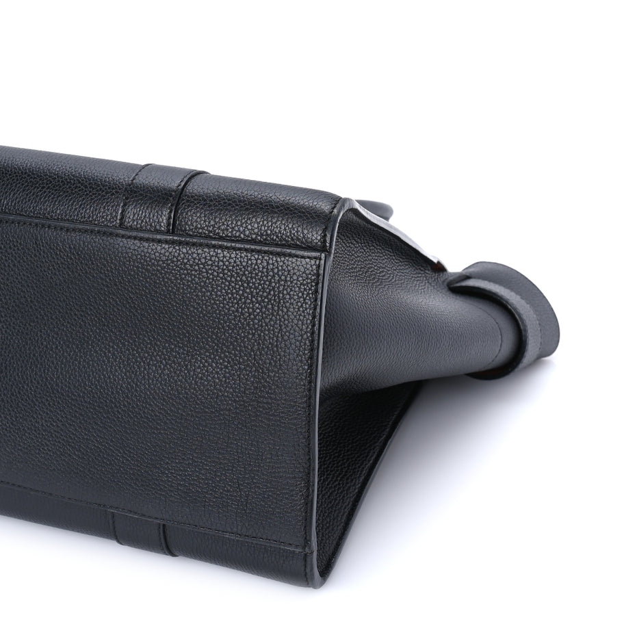 Mulberry Classic Grain Zipped Bayswater Black Image 8