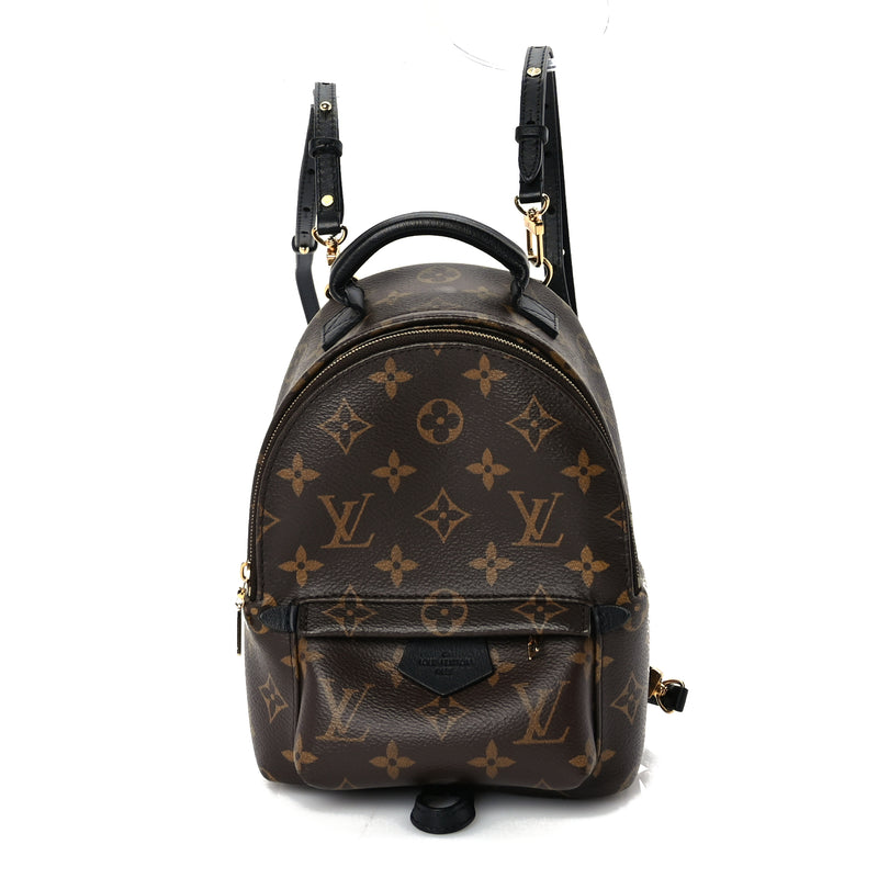  Louis Vuitton Monogram Palm Springs Backpack Mini Black