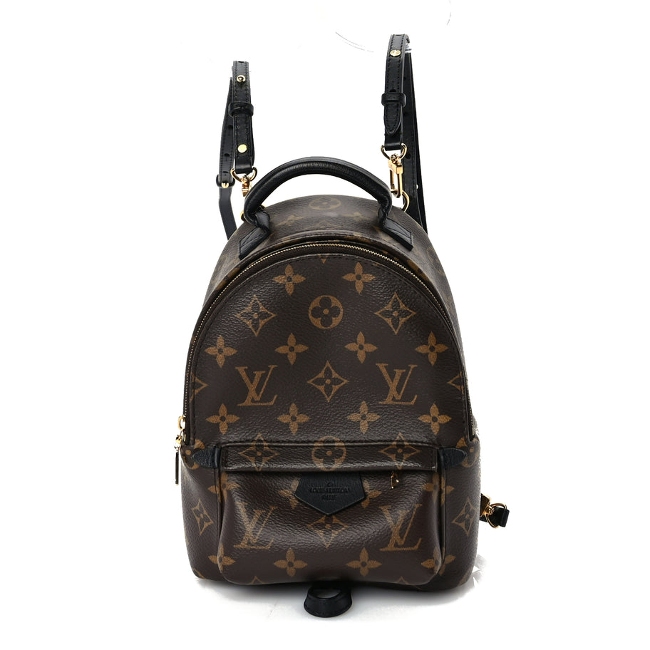 Louis Vuitton Monogram Palm Springs Backpack Mini Black Image 1