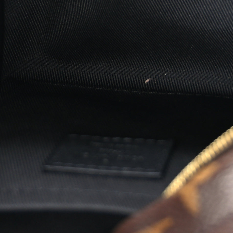 Louis Vuitton Monogram Palm Springs Backpack Mini Black Image 4