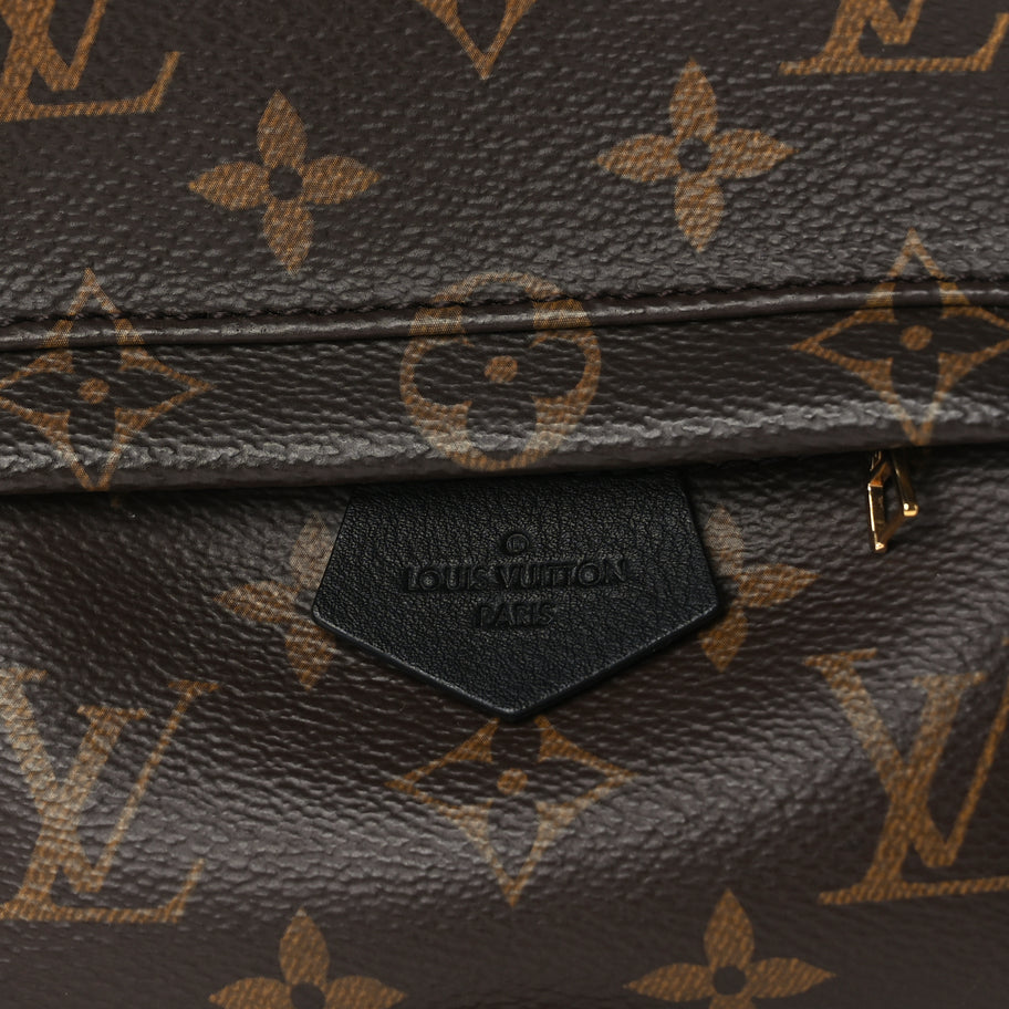 Louis Vuitton Monogram Palm Springs Backpack Mini Black Image 6