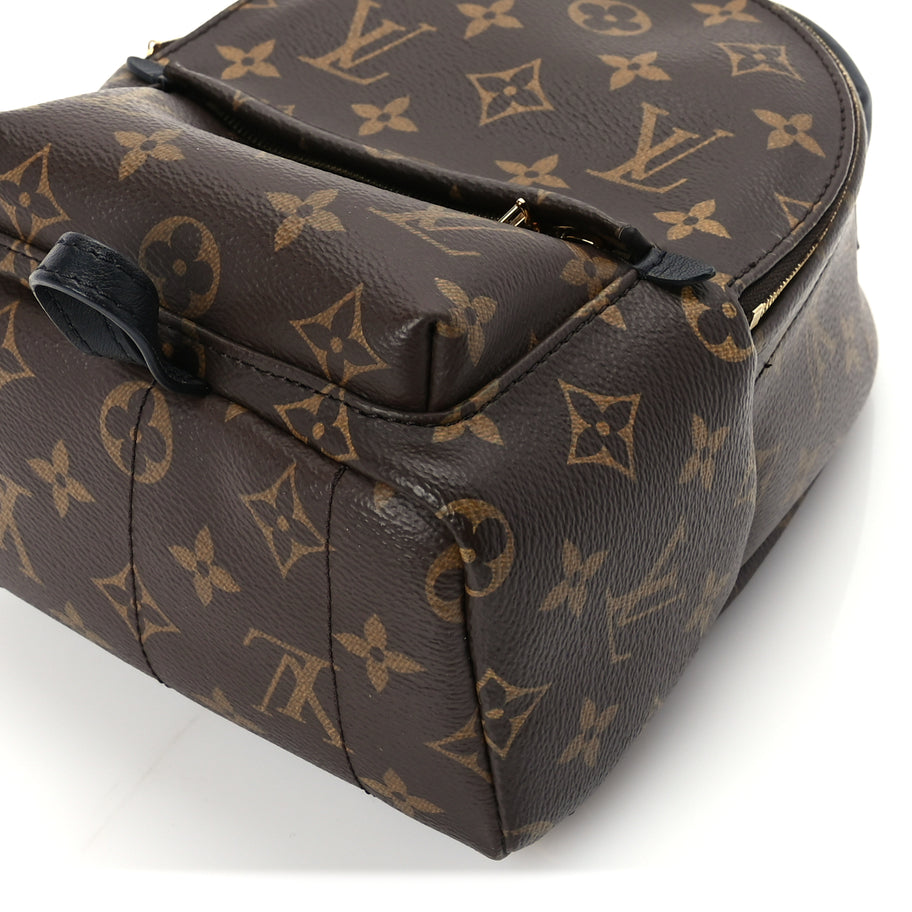 Louis Vuitton Monogram Palm Springs Backpack Mini Black Image 8