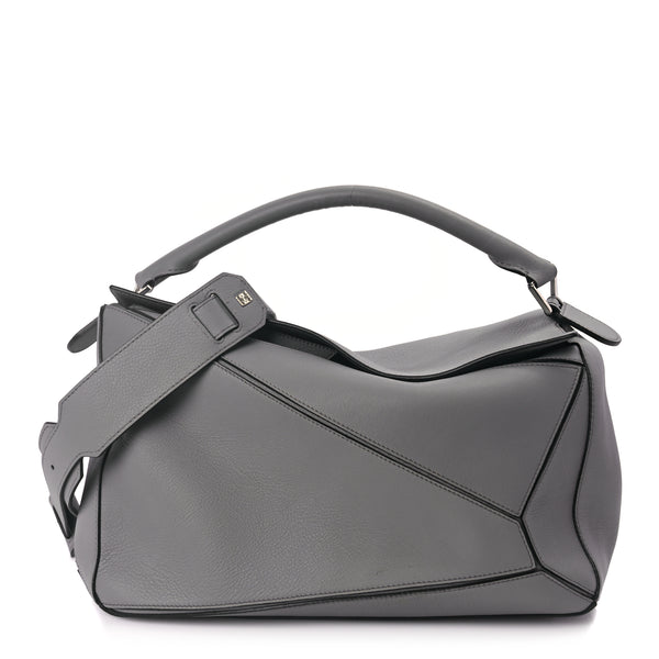 Loewe Calfskin Large Puzzle Bag Grey | Luxe Collective