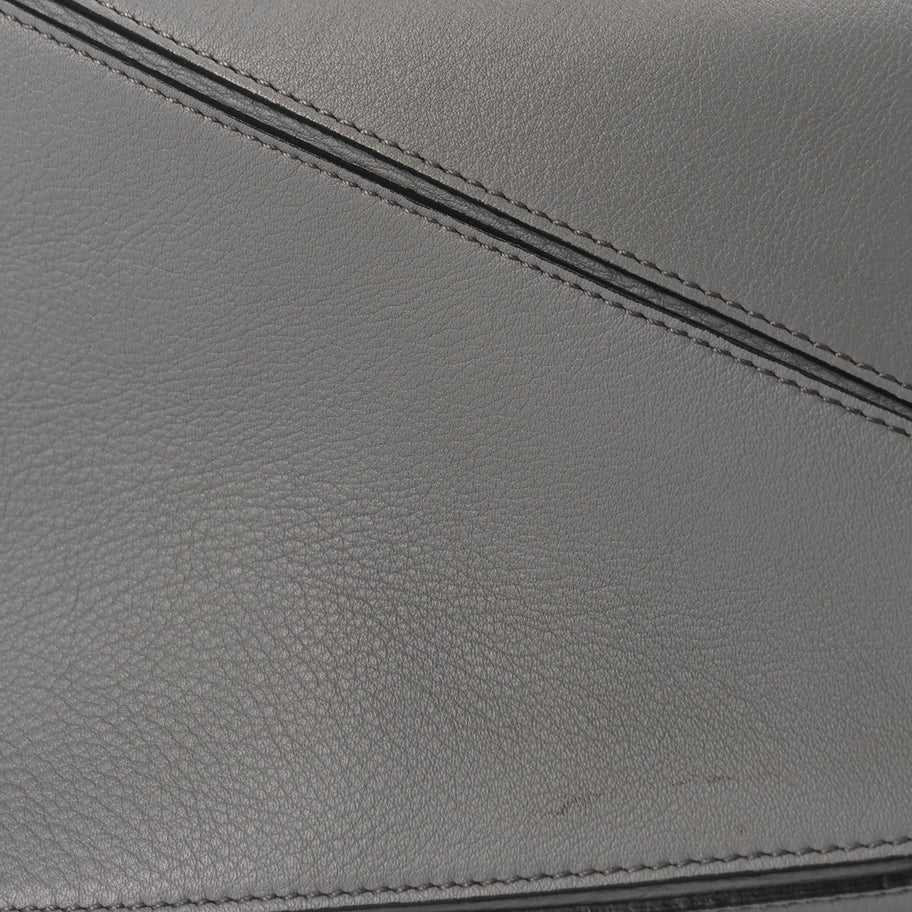 Loewe Calfskin Large Puzzle Bag Grey Image 6