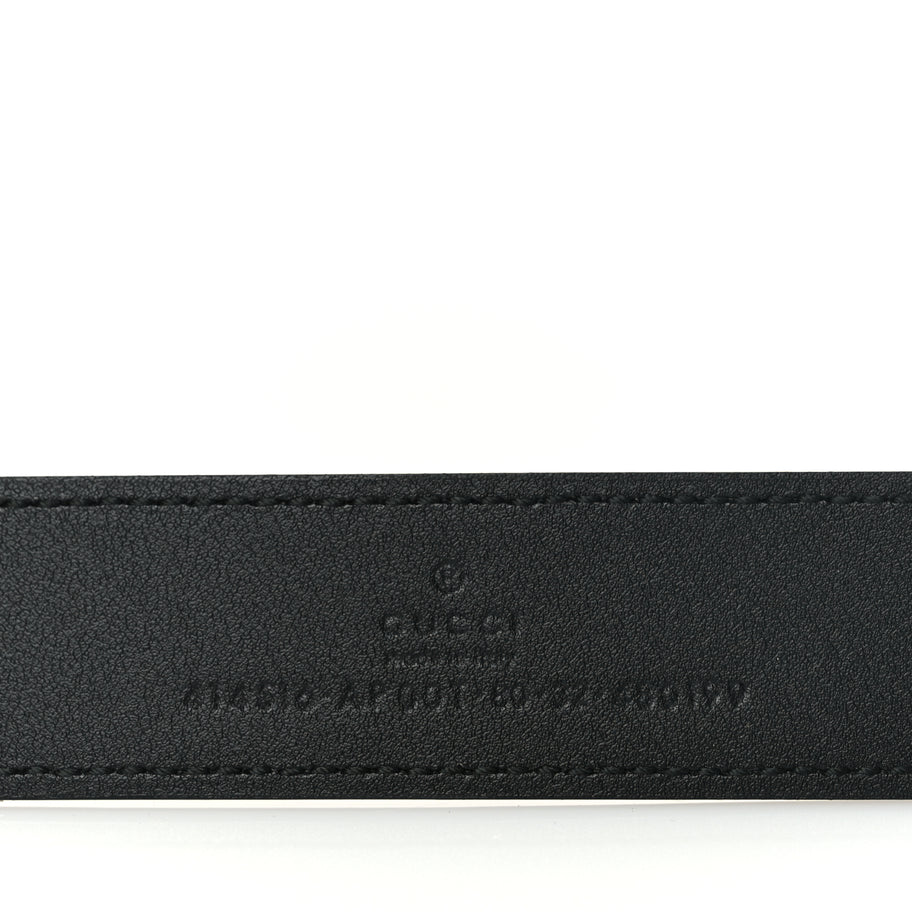 Gucci Calfskin Double G 30mm Belt 80 32 Black Image 3