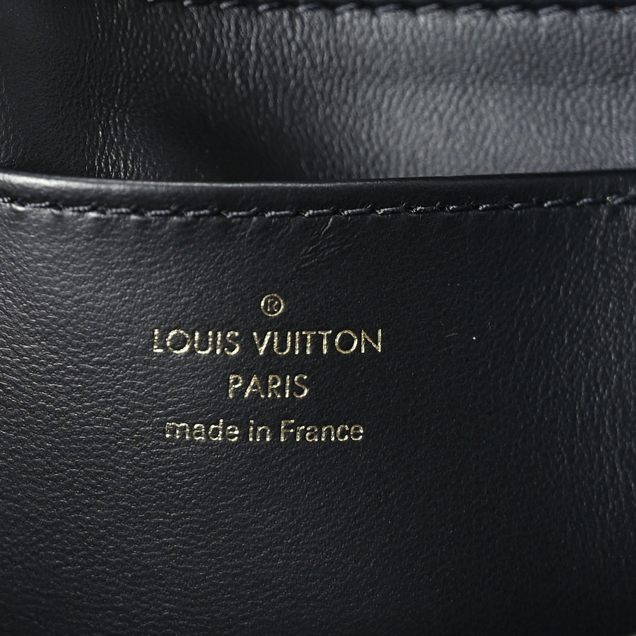 Louis Vuitton Lambskin Malletage Top Handle GO-14 MM  Black Pink Image 5