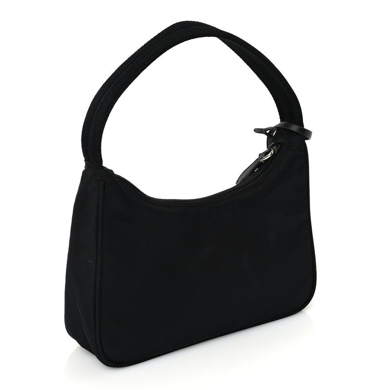  Prada Tessuto Nylon Mini Re-Edition 2000 Bag Black