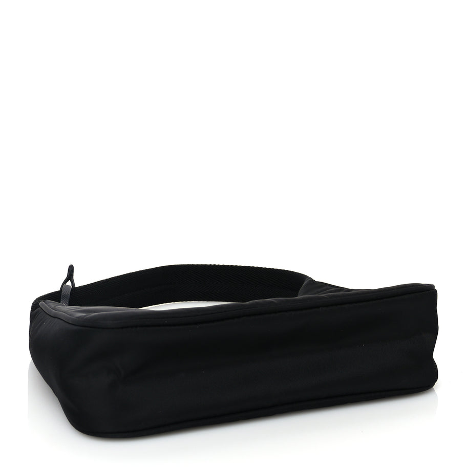 Prada Tessuto Nylon Mini Re-Edition 2000 Bag Black Image 3