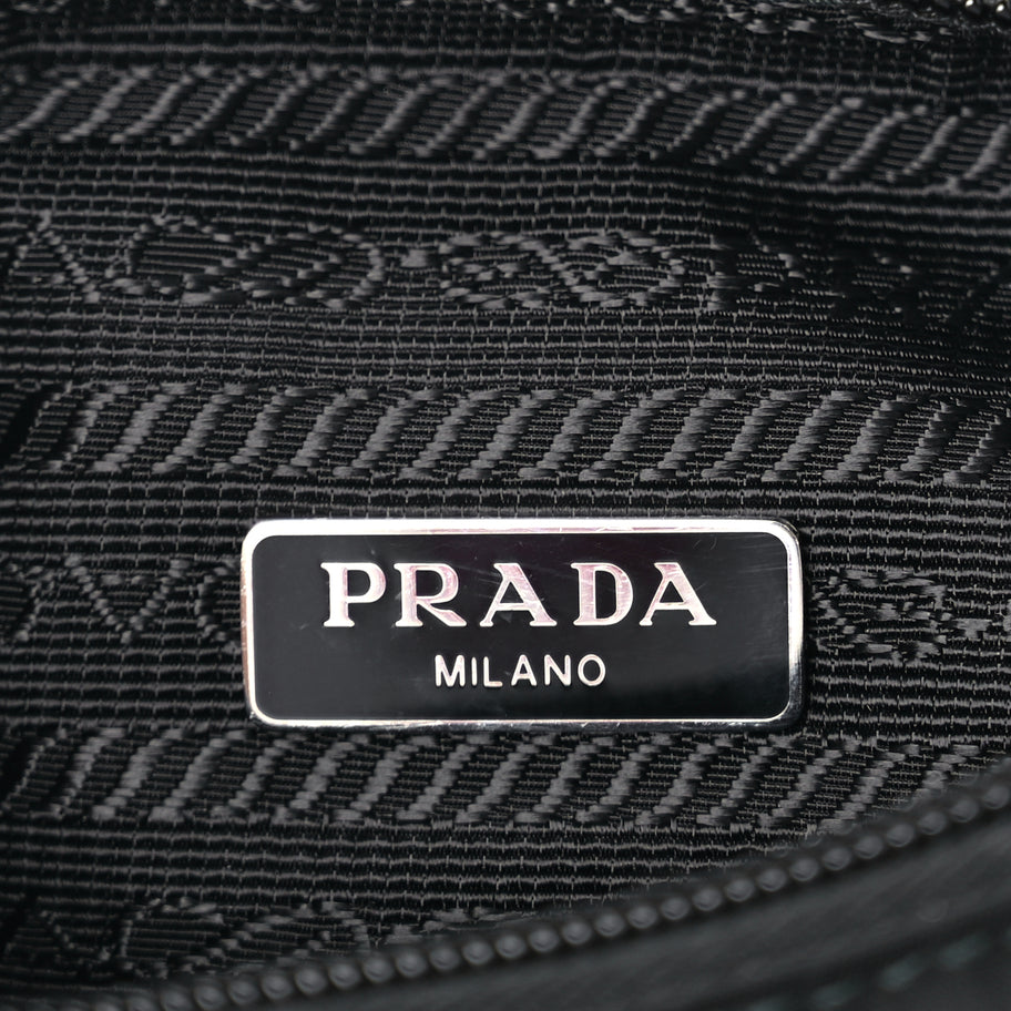 Prada Tessuto Nylon Mini Re-Edition 2000 Bag Black Image 5