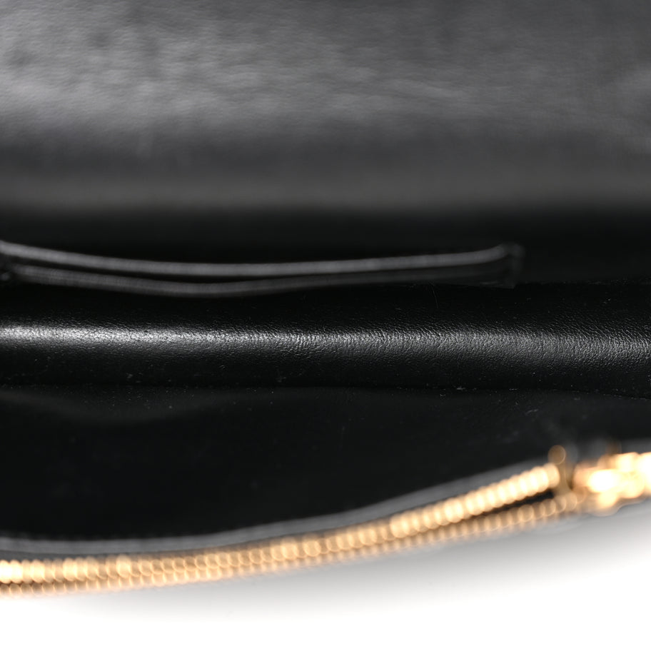 Versace Nappa Quilted Virtus Clutch Bag Black Image 4