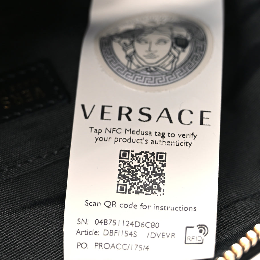 Versace Nappa Virtus Camera Bag Black Image 6