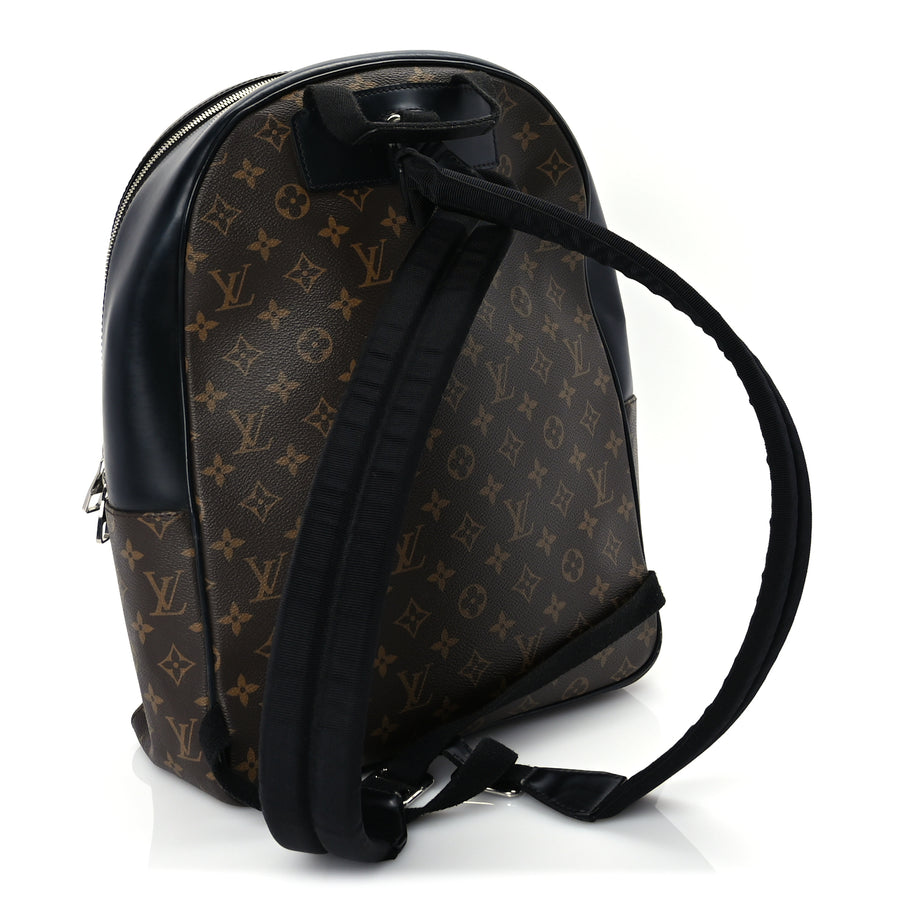 Louis Vuitton Monogram Macassar Josh Backpack Black Image 2
