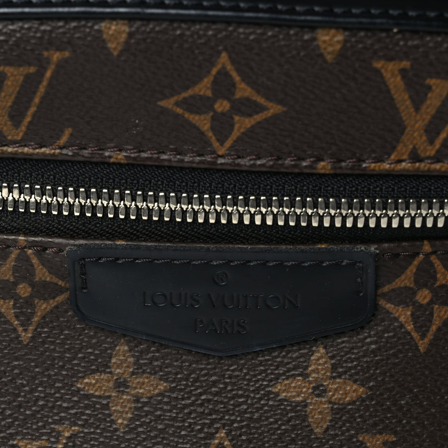 Louis Vuitton Monogram Macassar Josh Backpack Black Image 6