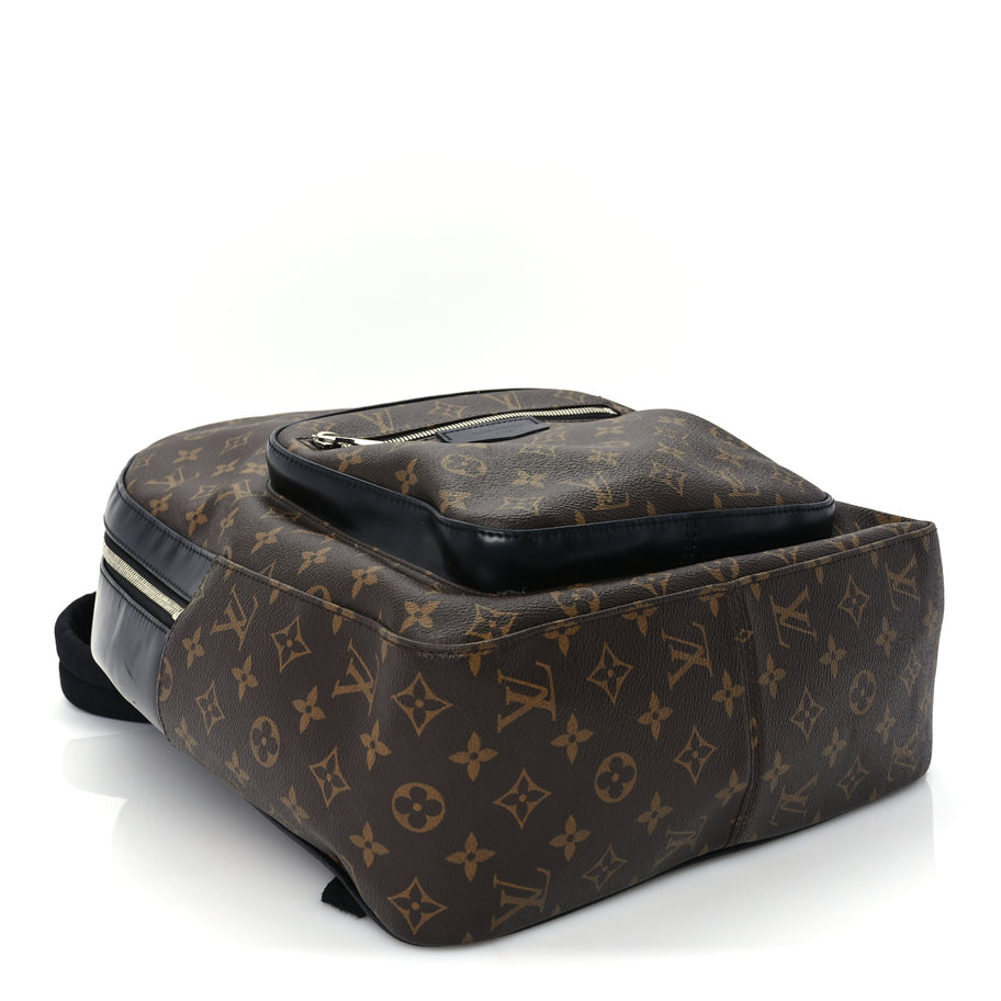 Louis Vuitton Monogram Macassar Josh Backpack Black Image 7