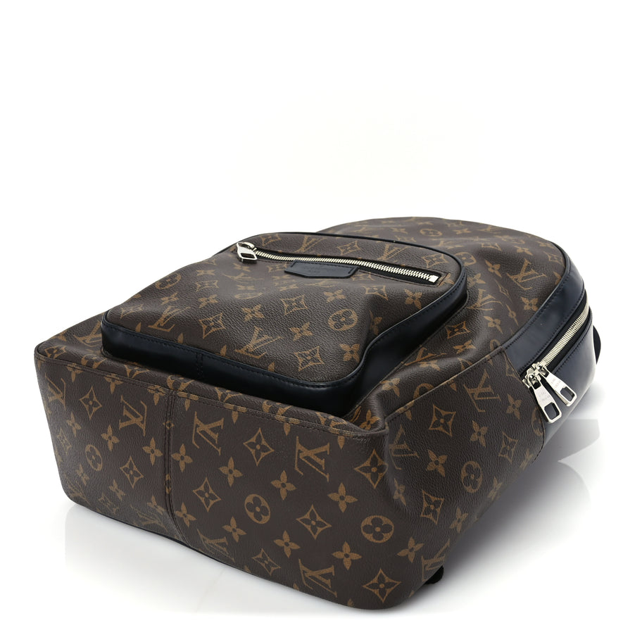 Louis Vuitton Monogram Macassar Josh Backpack Black Image 8