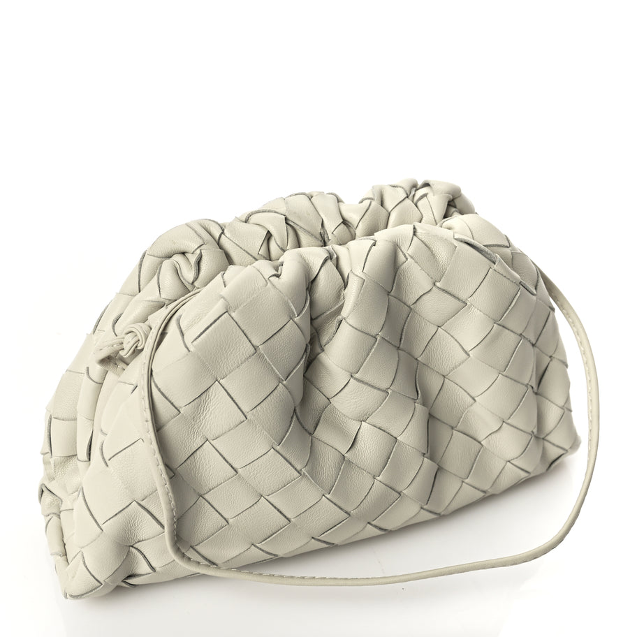 Bottega Veneta Nappa Intrecciato The Mini Pouch Chalk Image 2