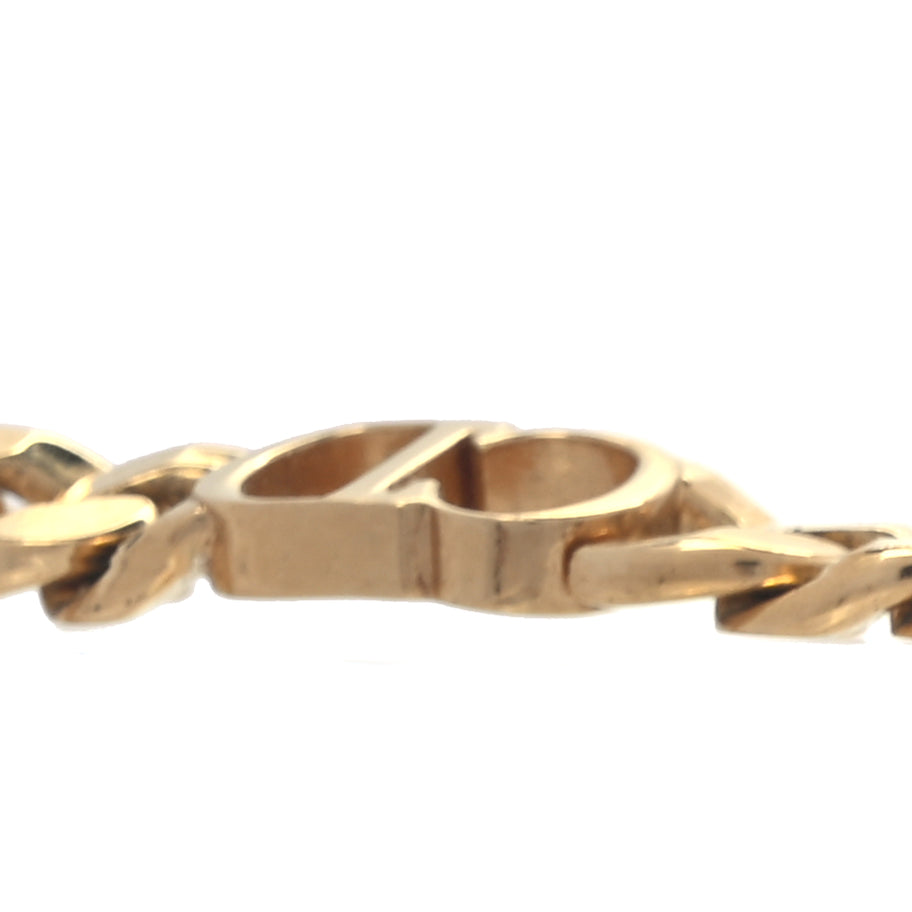 Christian Dior Metal Danseuse Etoile Chain Choker Necklace Gold Image 4