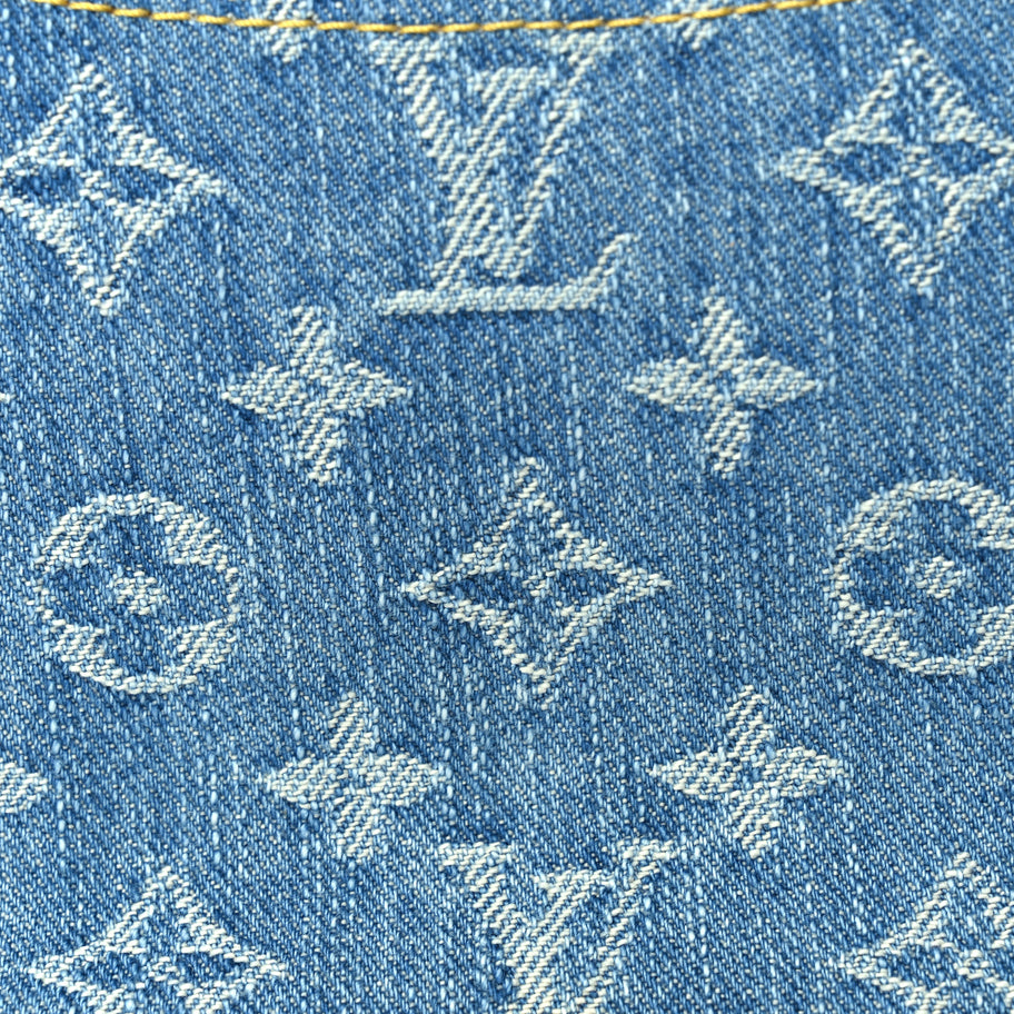 Louis Vuitton Monogram Denim Diane Blue Image 6