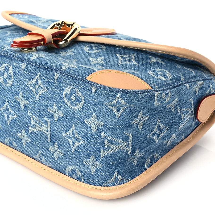 Louis Vuitton Monogram Denim Diane Blue Image 8