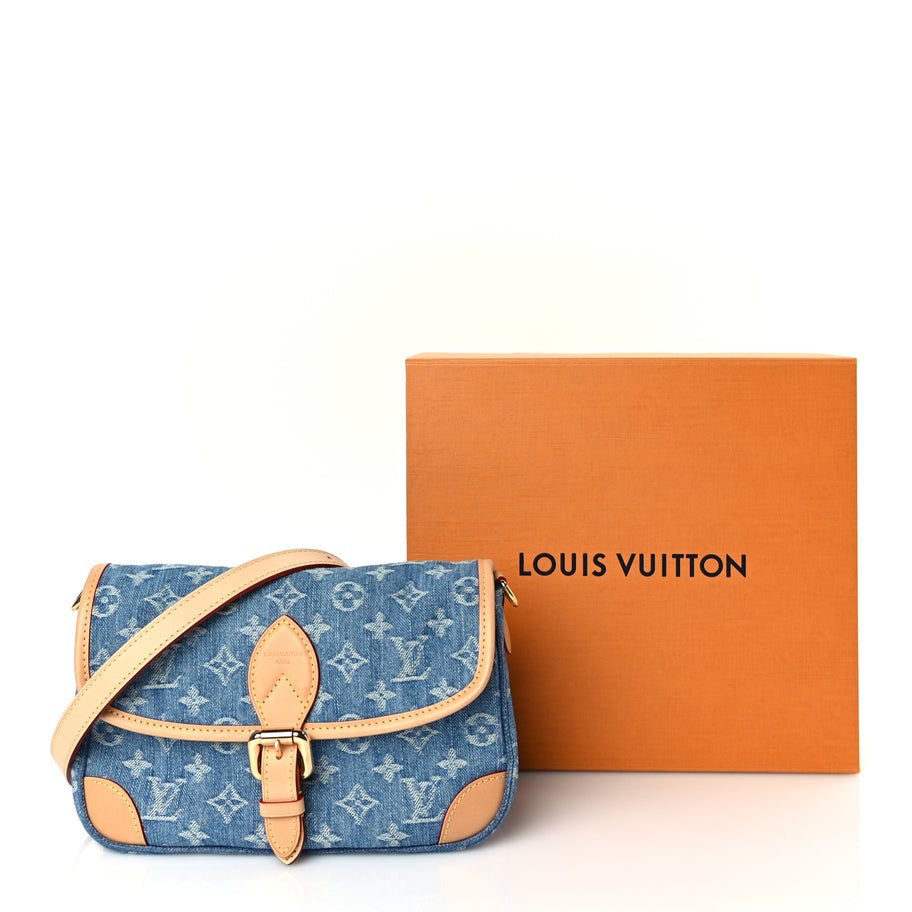 Louis Vuitton Monogram Denim Diane Blue Image 9