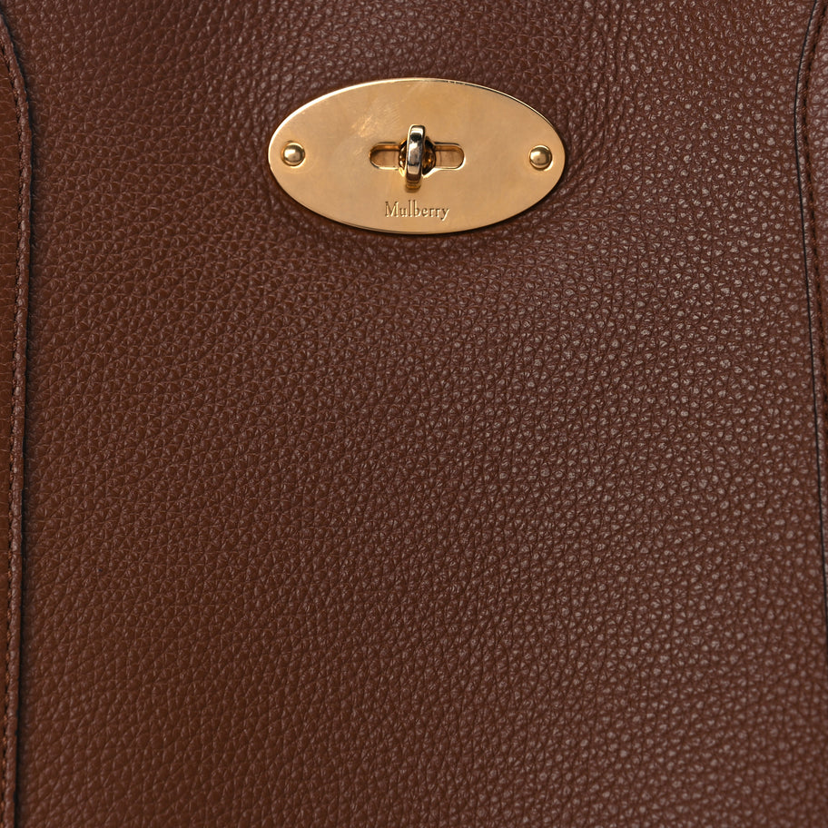 Mulberry Small Classic Grain Bayswater Tote Oak Image 6