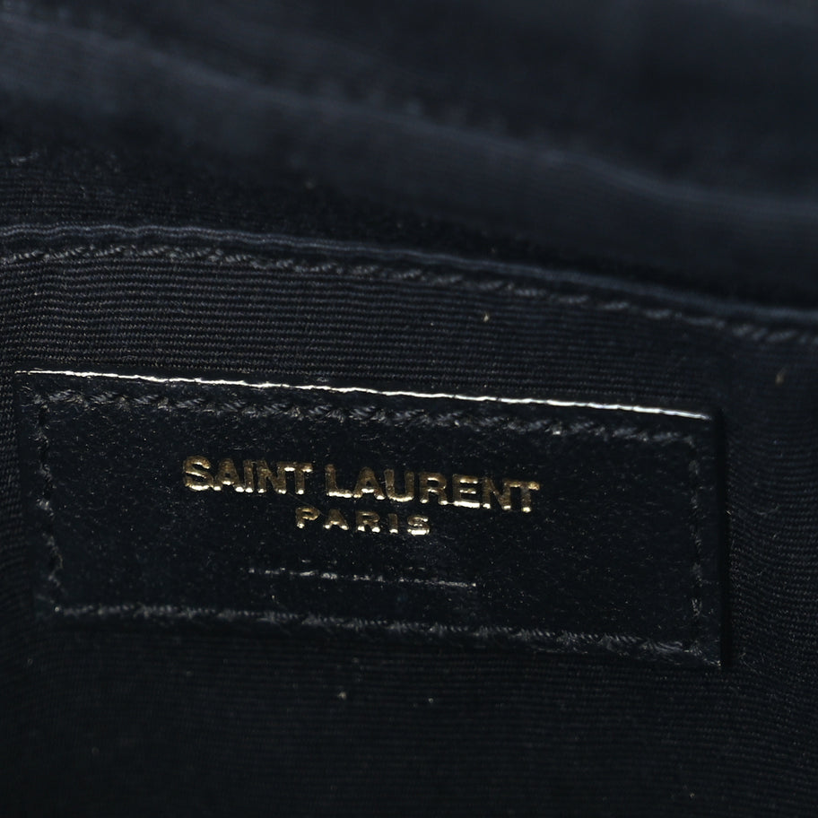 Saint Laurent Calfskin Matelasse Monogram Lou Camera Bag Dark Beige Image 5