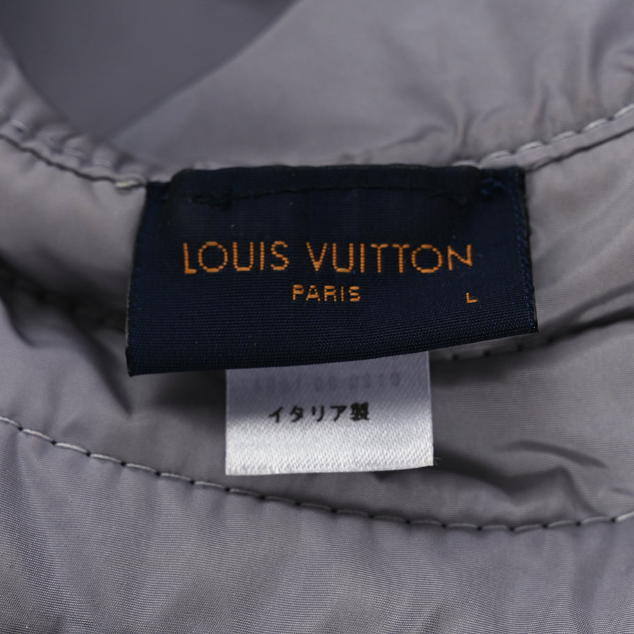 Louis Vuitton Nylon Monogram Reversible Rain Bucket Hat L Black Image 8