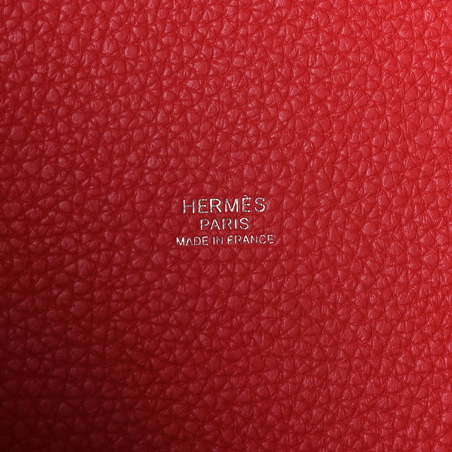 Hermes Taurillon Clemence Picotin Lock 22 MM Rose Jaipur Image 5