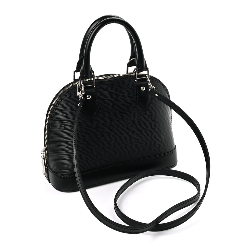  Louis Vuitton Epi Alma BB Black