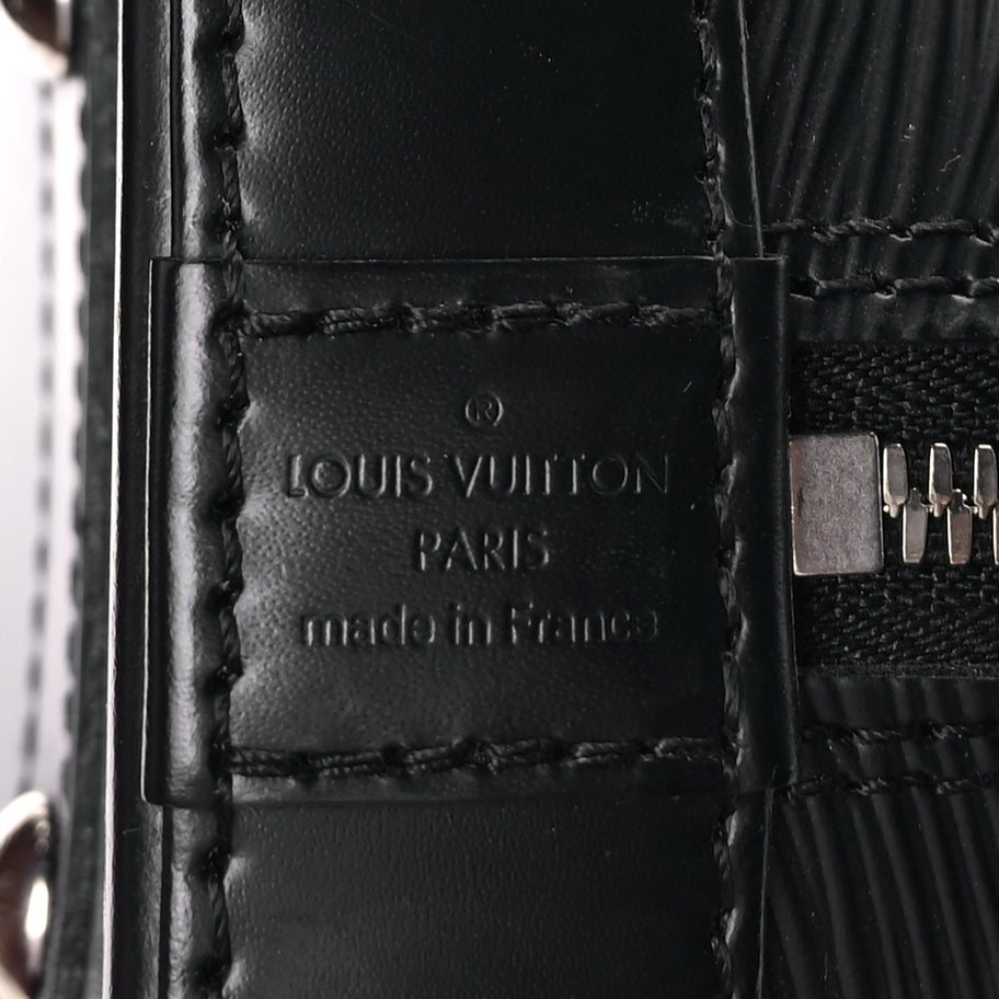 Louis Vuitton Epi Alma BB Black Image 5