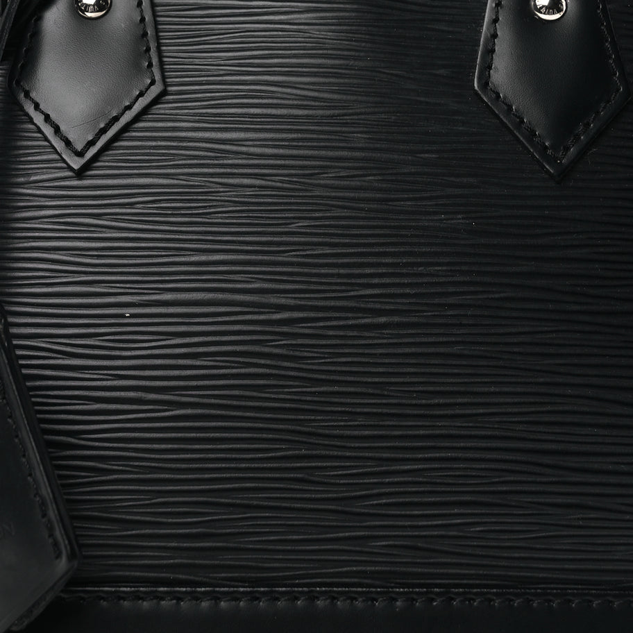 Louis Vuitton Epi Alma BB Black Image 6