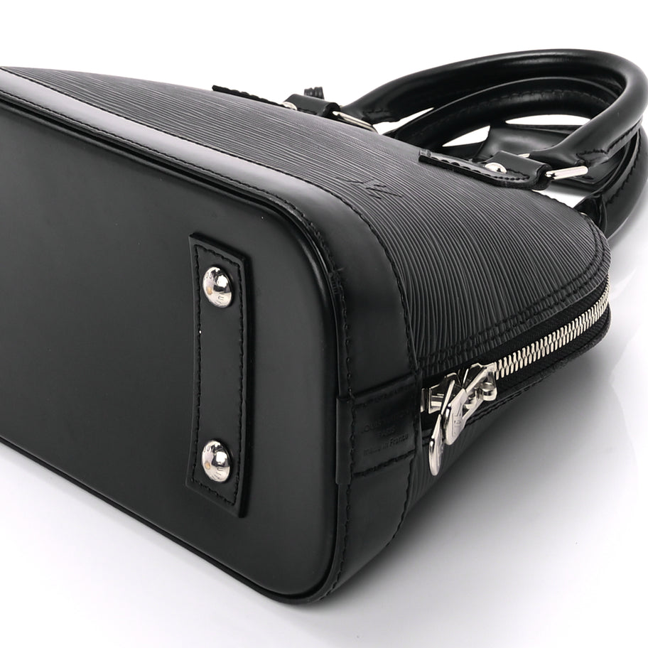 Louis Vuitton Epi Alma BB Black Image 8