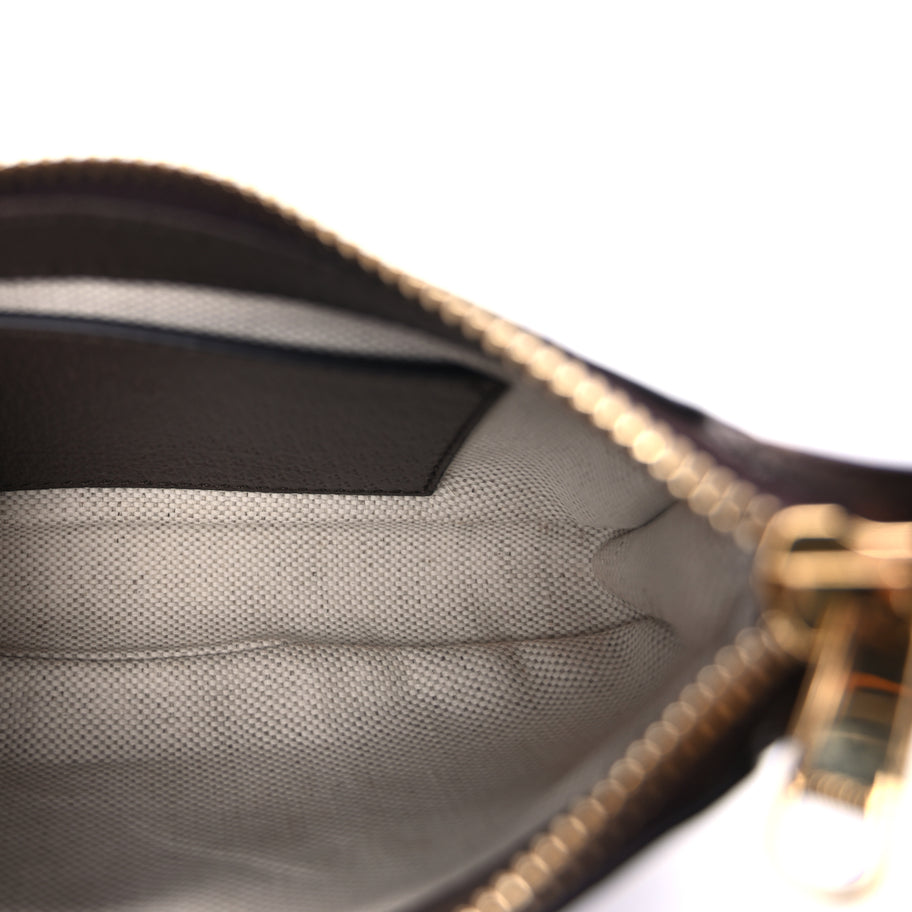 Gucci GG Supreme Monogram Textured Dollar Calfskin Mini Ophidia Chain Bag Beige Ebony Image 4