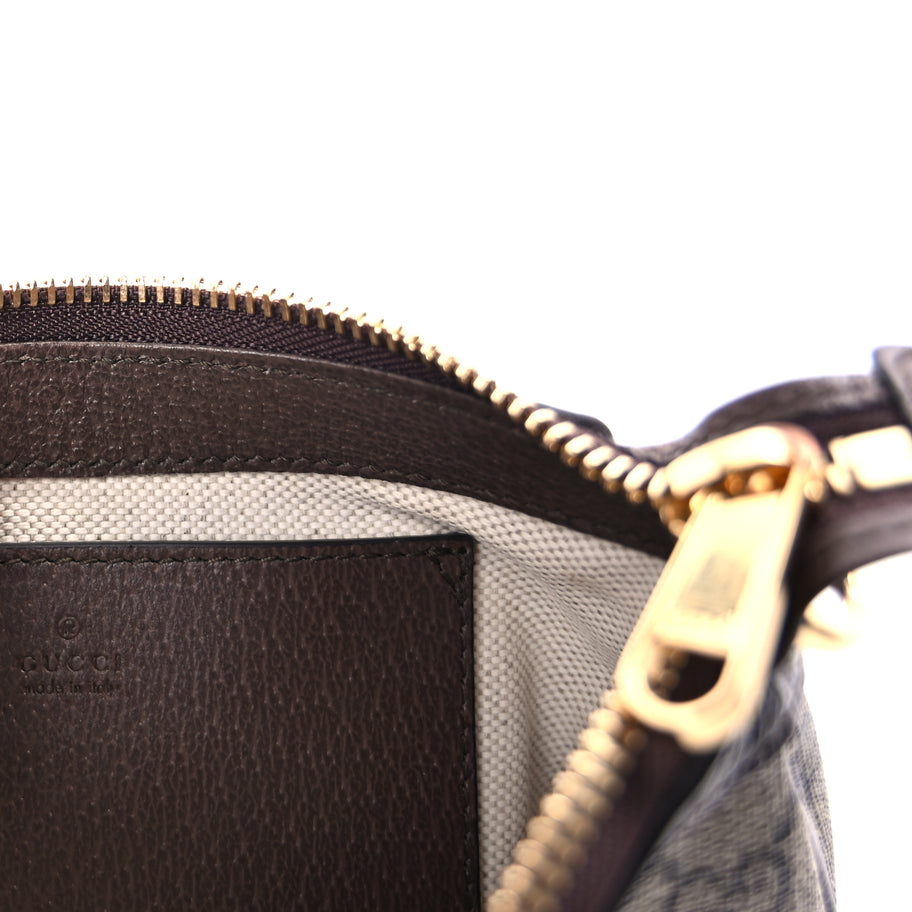 Gucci GG Supreme Monogram Textured Dollar Calfskin Mini Ophidia Chain Bag Beige Ebony Image 5