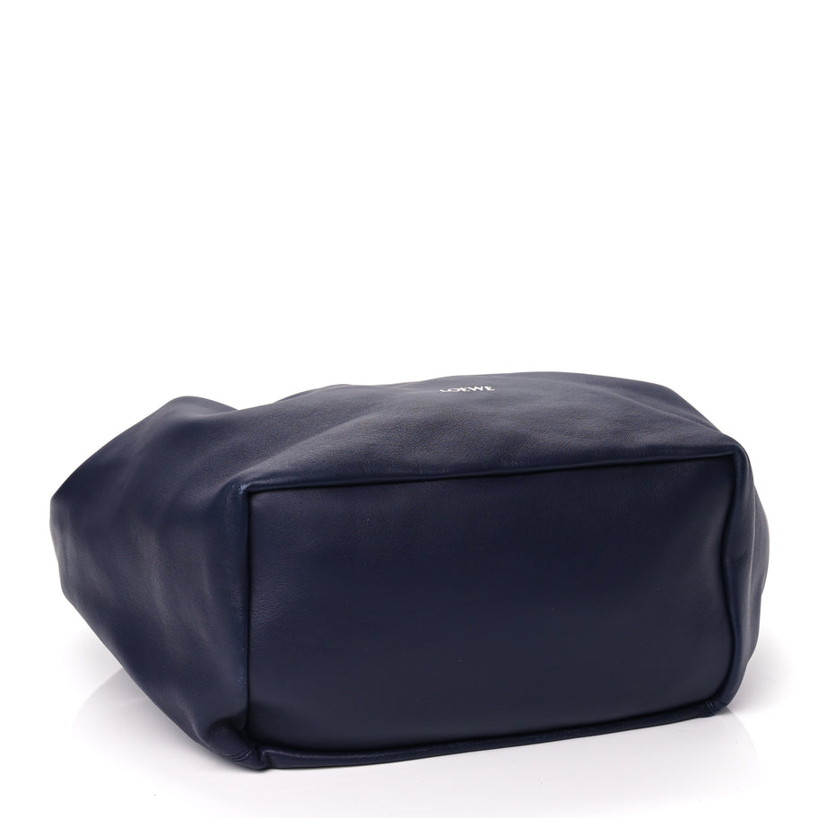 Loewe Buttery Nappa Lambskin Medium Squeeze Bag Abyss Blue Image 3
