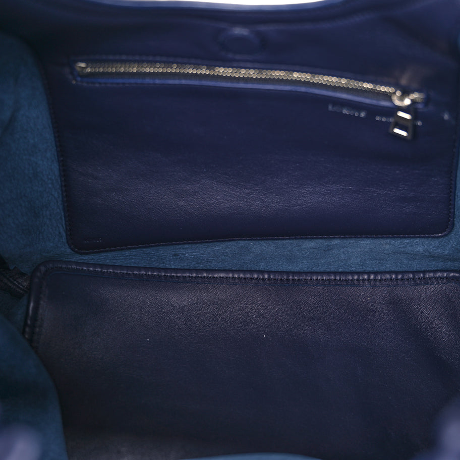 Loewe Buttery Nappa Lambskin Medium Squeeze Bag Abyss Blue Image 4