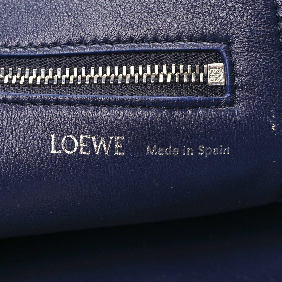 Loewe Buttery Nappa Lambskin Medium Squeeze Bag Abyss Blue Image 5