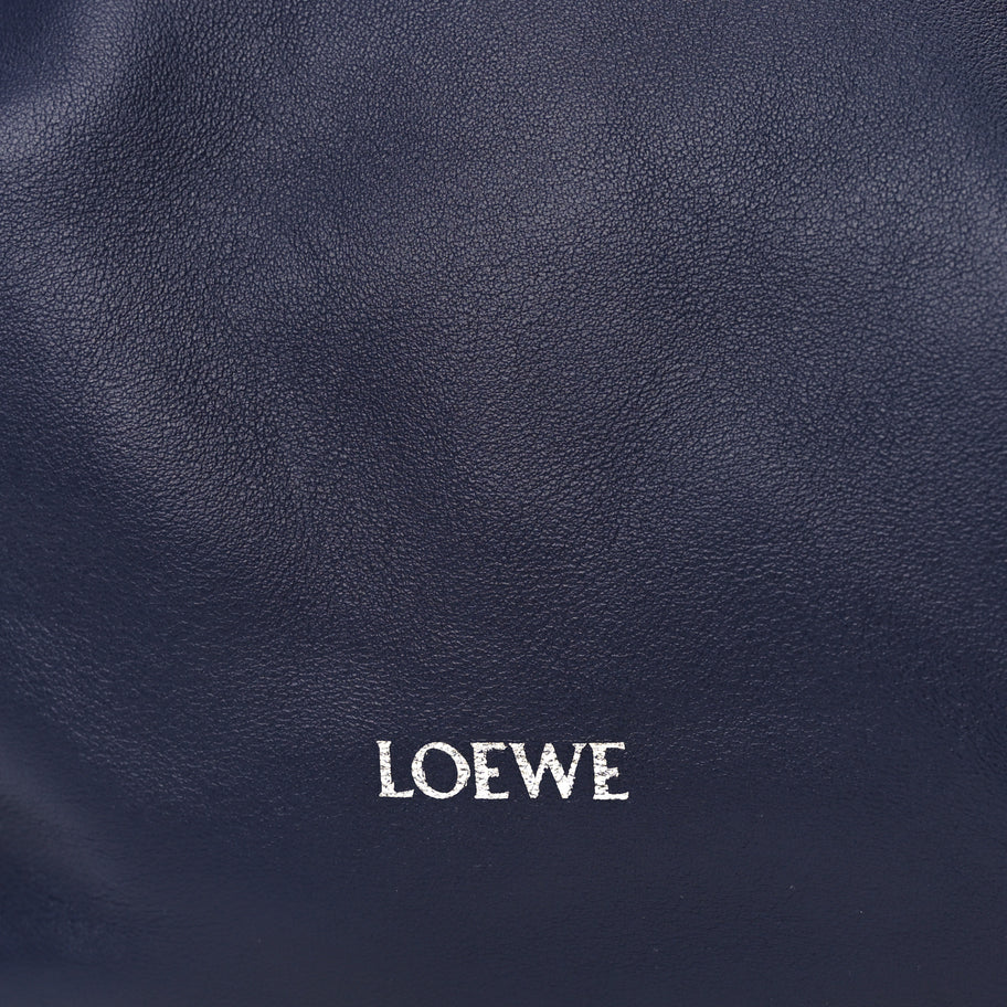 Loewe Buttery Nappa Lambskin Medium Squeeze Bag Abyss Blue Image 6